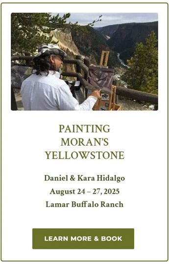 Painting Moran's Yellowstone Field Seminar 2025
