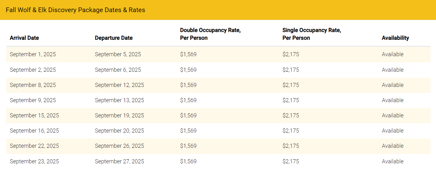 Fall Wolf & Elk Discovery Package Dates and Pricing 2025 Fall-Wolf-&-Elk-Discovery-Package-Dates-and-Pricing-2025